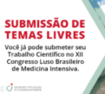 CONGRESSO LUSO-BRASILEIRO 2024 – Submissão de Temas Livres